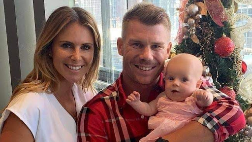 The support of his wife Candice is Warner's strength